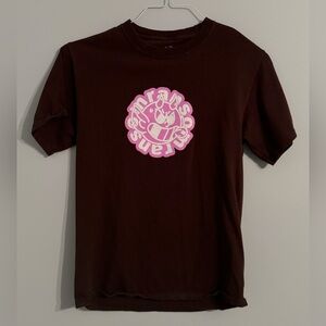 Dark brown classic logo Ransom tee